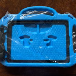 New 9.7” Kids iPad Holder - Case With Stand “blue”