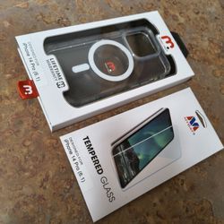 Case and Glass Screen Protector For Apple iPhone 14 Pro