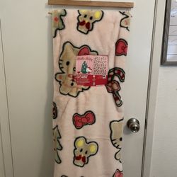 Hello Kitty Gingerbread Blanket 