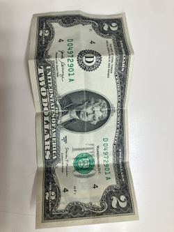 2 Dollar Bill