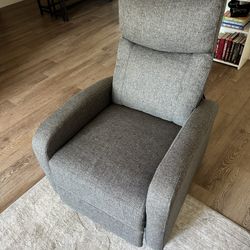 Gray recliner/massage chair