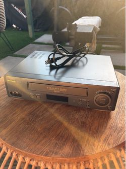 Sharp VCR Player Tested Works