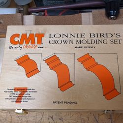 CMT Crown Molding Router Bit Set