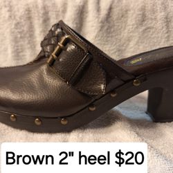 Brown 2" Heel