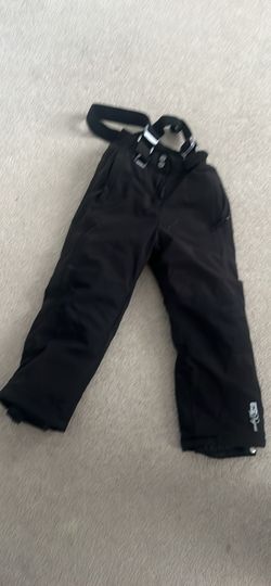 Kids snow pants size XS 5/6 in black
