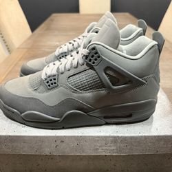 Jordan 4 Paris Olympic Wet Cement Size 10.5M