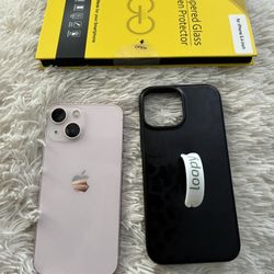 Apple iPhone 13 Mini 128 GB Pink and Loopy Case