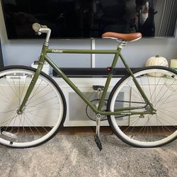 Retrospec Harper Single-Speed Fixie Bike (Olive Drab)