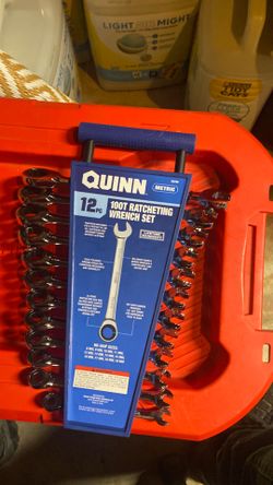 Quinn Metric 12pc 100T Ratcheting Wrench Set Cat.