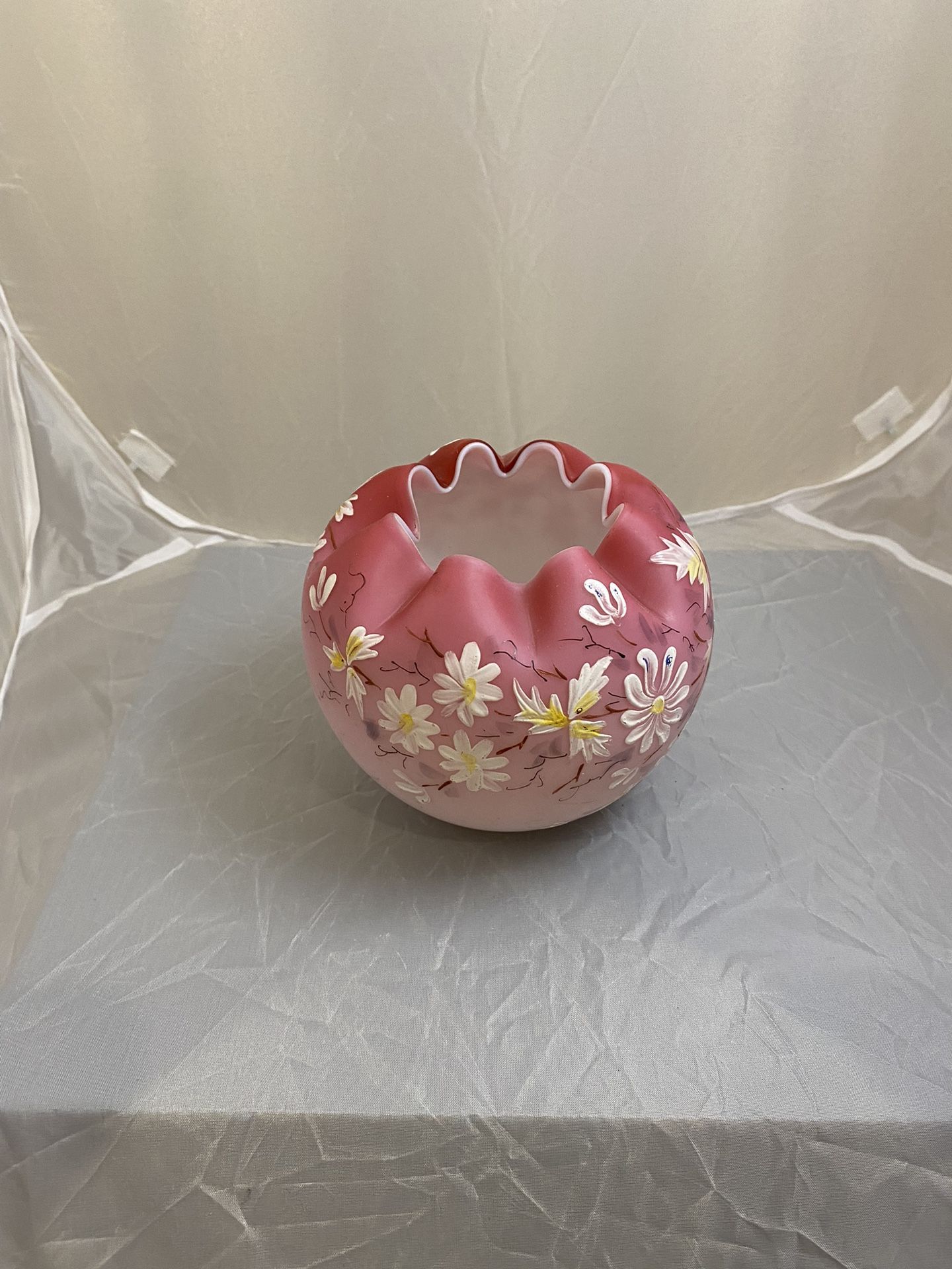 Handblown glass bowl