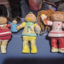 Three vintage eighties cabbagepatch kids toys