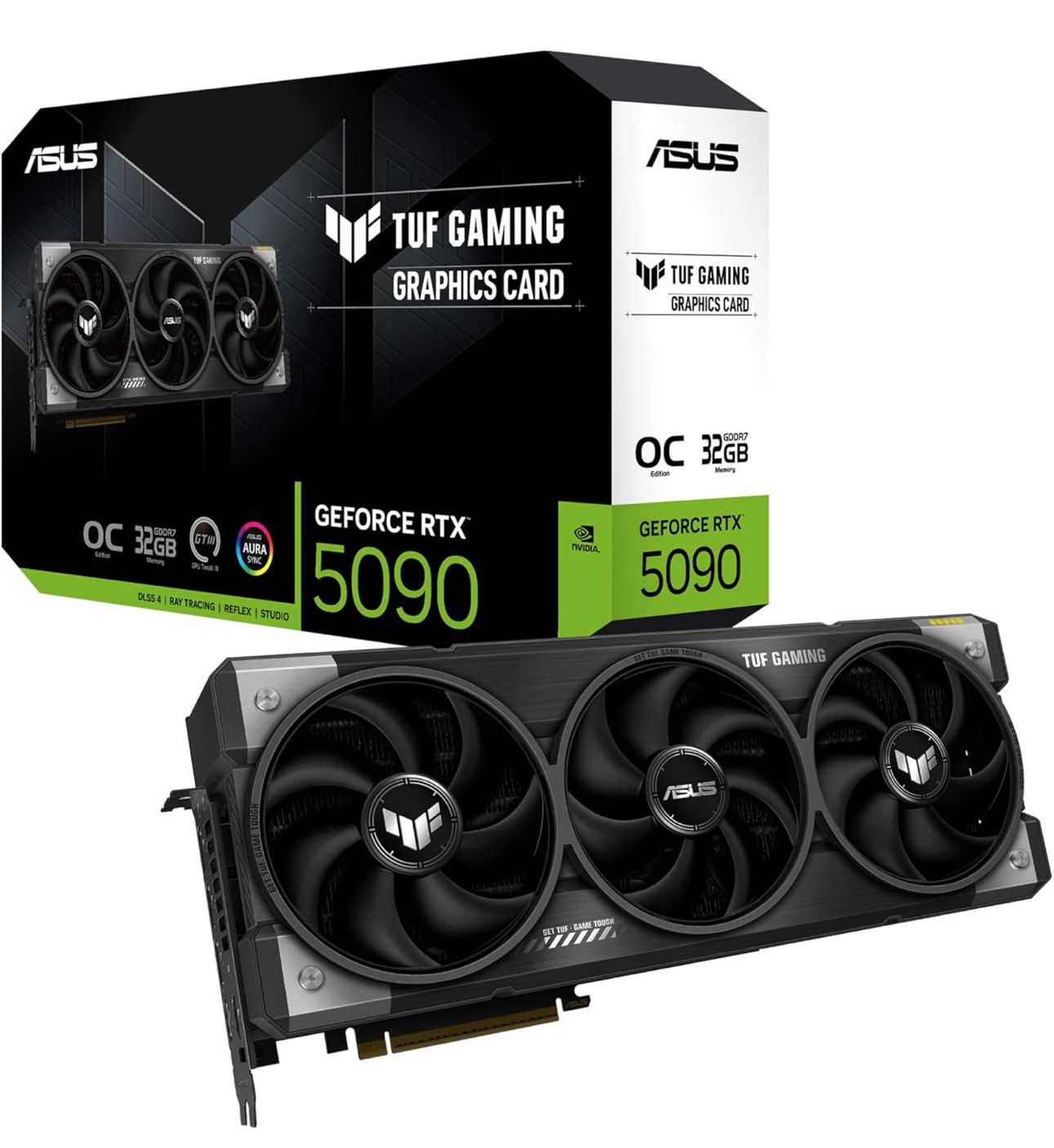 ASUS TUF Gaming GeForce RTX â„¢ 5090 32GB GDDR7 OC Edition Gaming Graphics Card