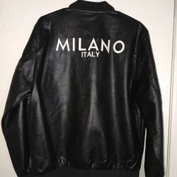 Milano Italy Leather Jacket Size Medium