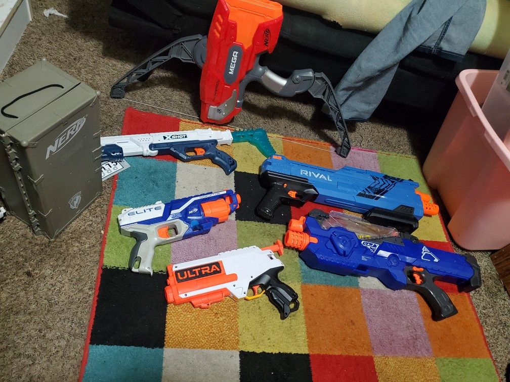 Nerf Gun Lot
