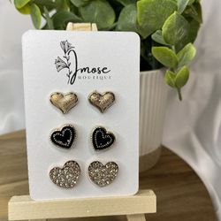 Heart Studs Earring