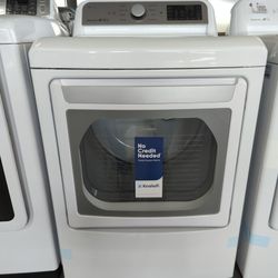 Lg Front Load Electric Dryer in White with Drum Light and Child Lock