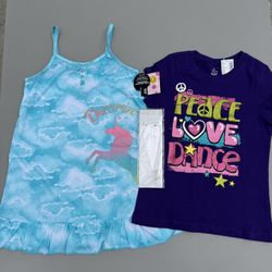 Nightgown, Cute Top, Necklace- Brand New 