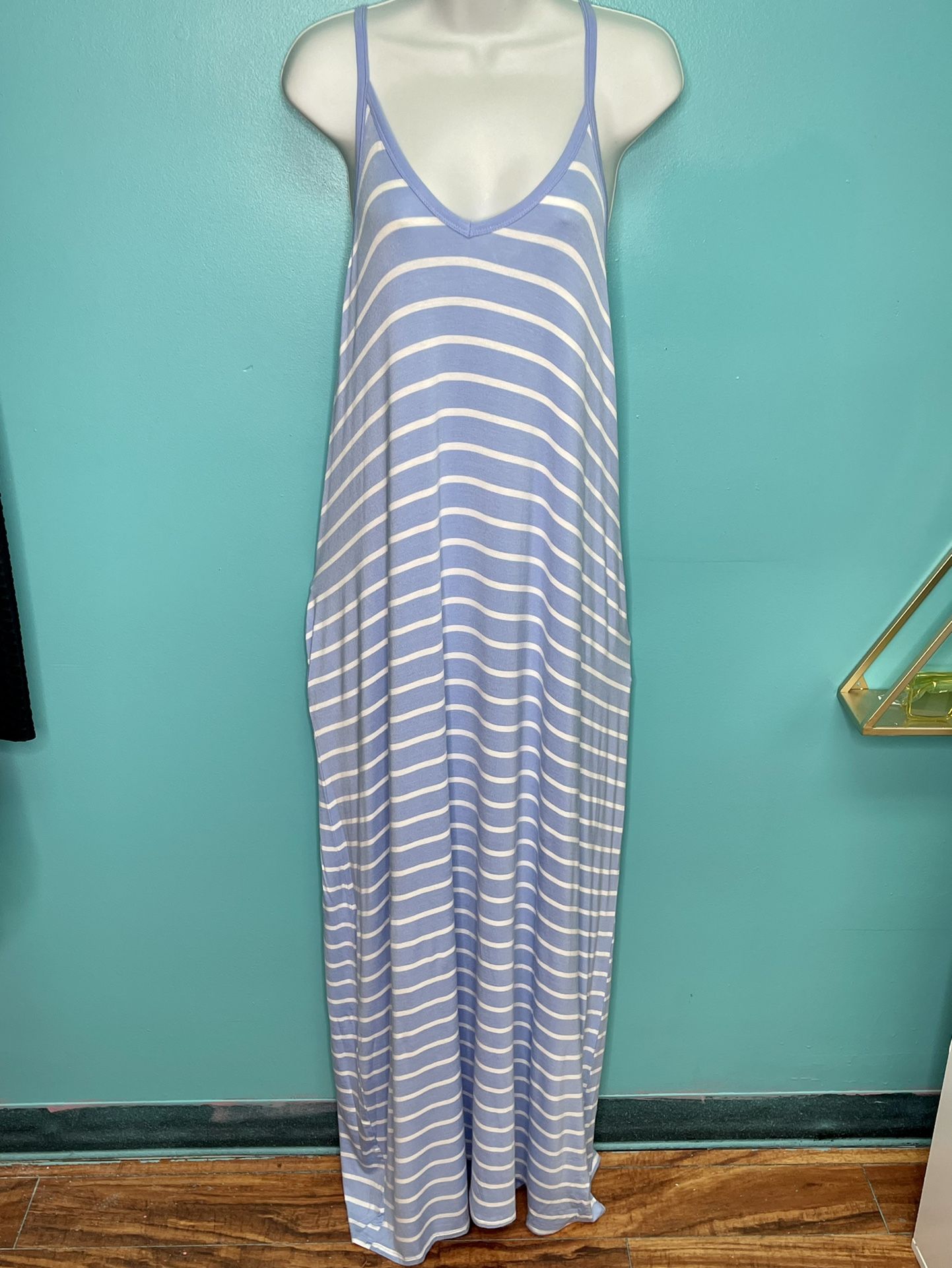 Plus Size Super Comfy Maxi Dress W/ Pockets 