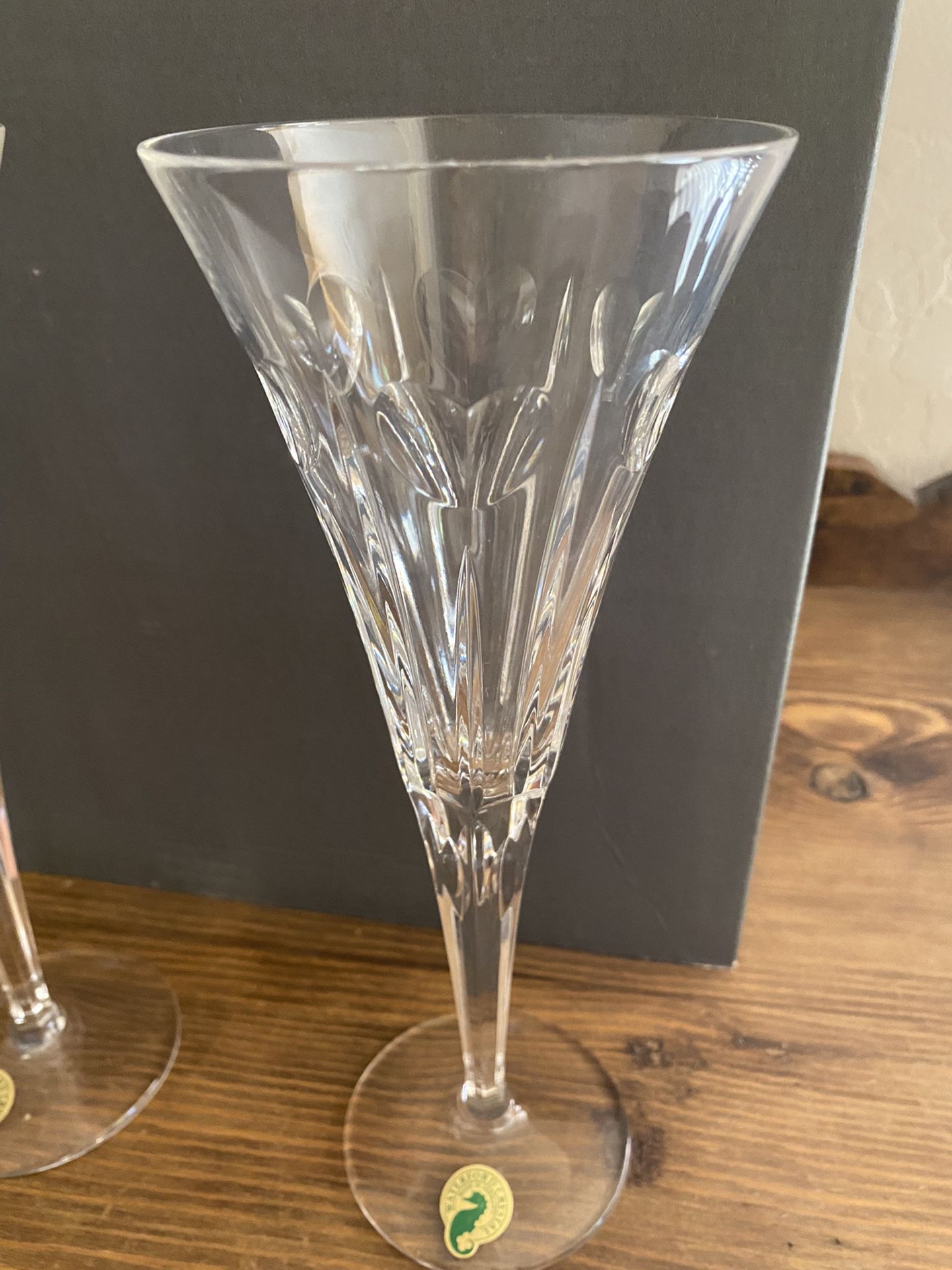 Waterford Crystal Millennium Love Toasting Champagne Flutes