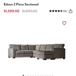 Edson 2 Piece Sectional 