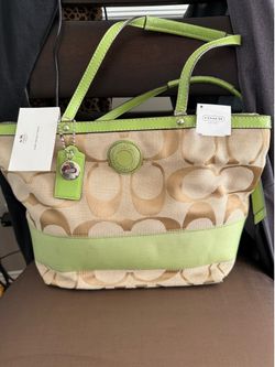 Coach Canvas Tote Bag
