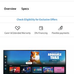 Samsung Smart Monitor 32 inch $250