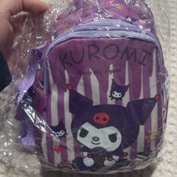 Kuromi Small Side Backpack