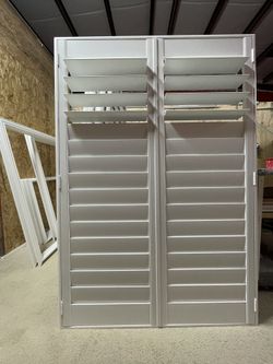 New Shutters Color White 35 X 70 Price $460