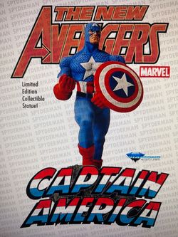 New avengers. Captain America statue
