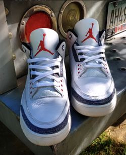 Jordan 3 Denim Fire Red