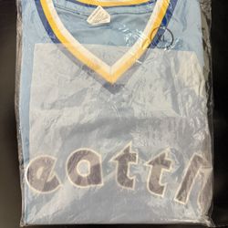 XL Cal Raleigh Seattle Mariners SGA 70s Throwback Jersey  4/18