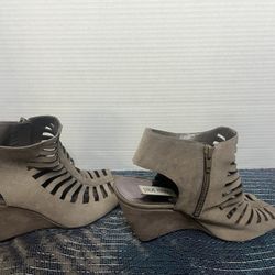Steve Madden Cut-out Wedge Bootie