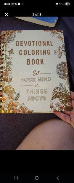 Devotional Coloring Book – Set Your Mind on Things Above coloring book