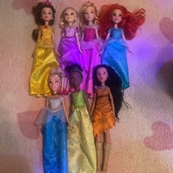 Disney Princess Barbie Dolls