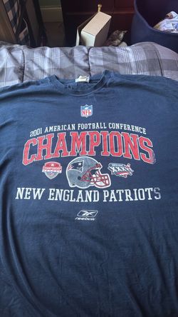 2001 Patriots Reebok shirt 2XL