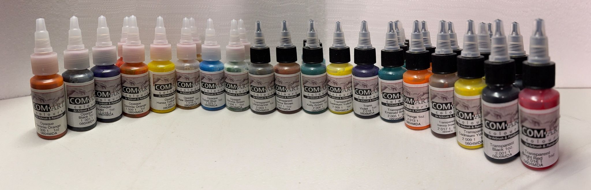 32 ArtCom Bottle Professional Grade Paints