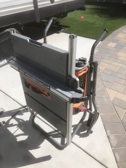 Table Saw And Chop Saw Ridgid