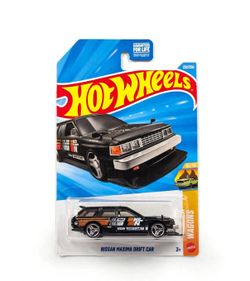 Hot Wheels Nissan Maxima Drift Car Wagons 1:64 Black Diecast Unopened Box