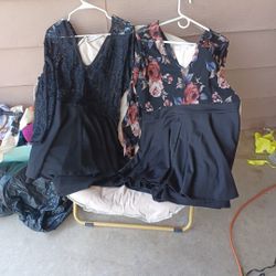 3 XL Short Dress, Canvas ,Wig.
