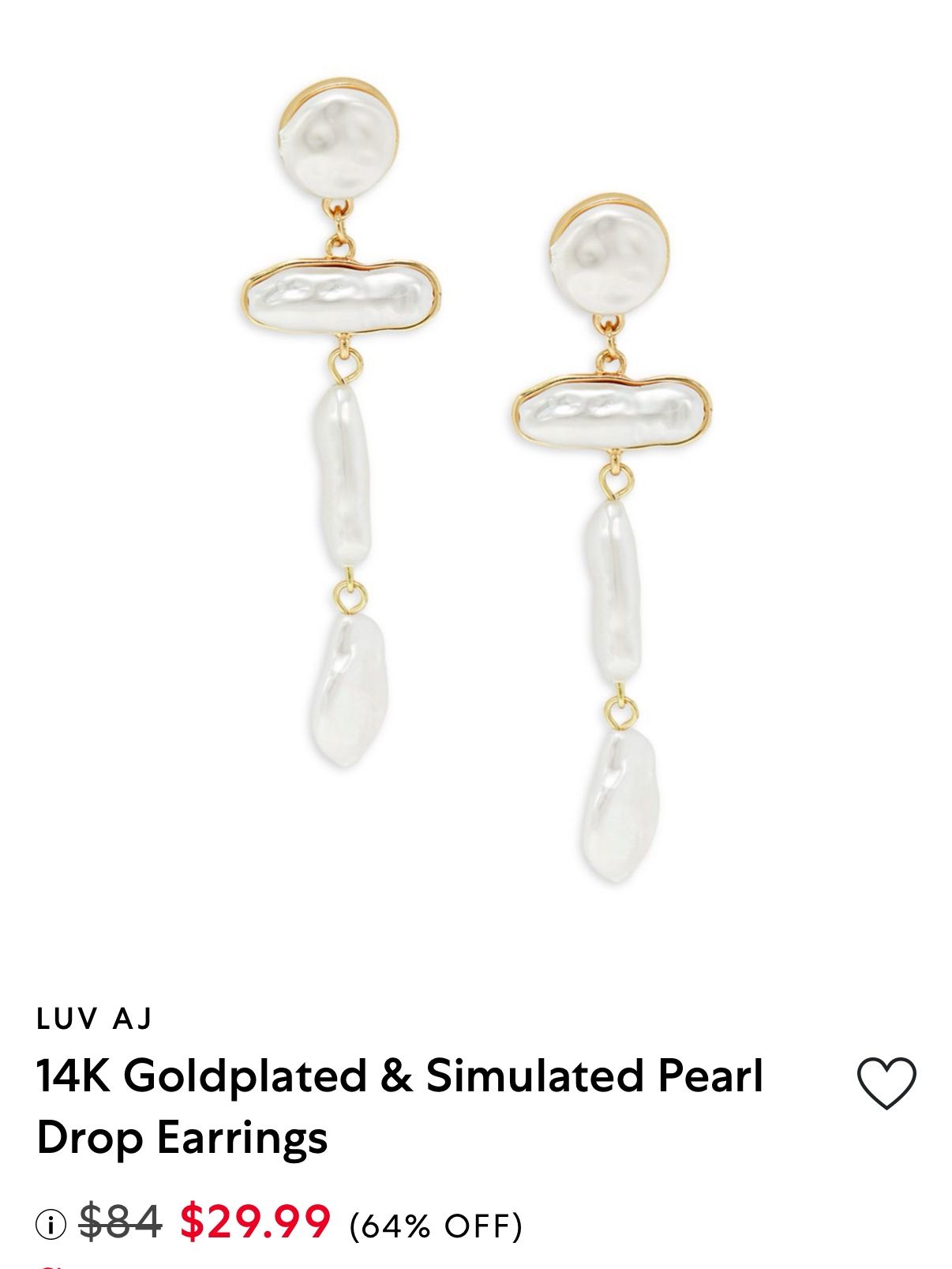 Pearl Earrings.
