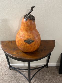 Vintage Decorative Pear Shape tea caddy