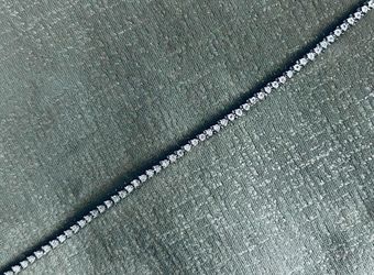 1/2 CT. T.W. Diamond Tennis Bracelet in Sterling Silver