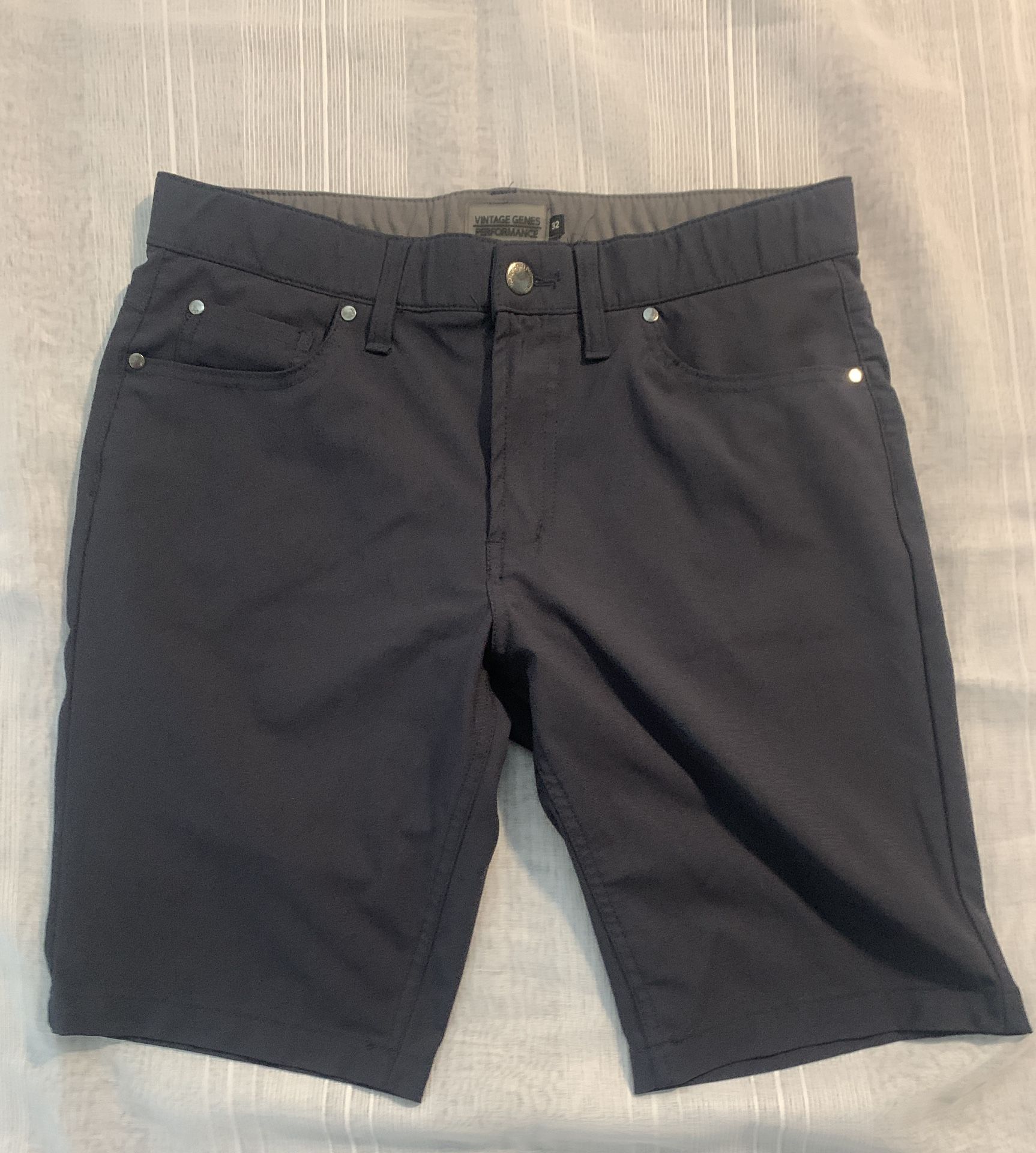Vintage Genes Performance Tech Men's Size 32 10” Quick Dry 4 Way Stretch Short