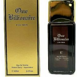 One Billionaire for Men Eau de Toilette Natural Spray 3.4oz by Fragrance