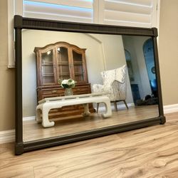Large Solid Wood Mirror