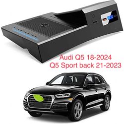 Car Wireless Charger Fast Charging Pad For Audi Q5 18-2024 Q5 Sport back 21-2023