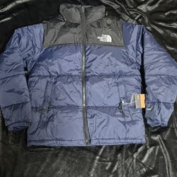 Navy North Face Puffer