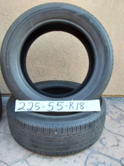 Hankook 225/55R18 Tires – Set of 2