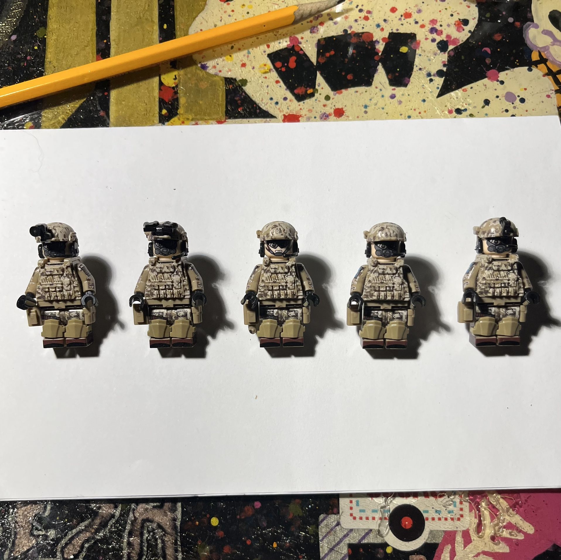 Lego U.S Army/Desert Storm Soldier Minifigures