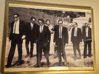 Reservoir Dogs framed poster